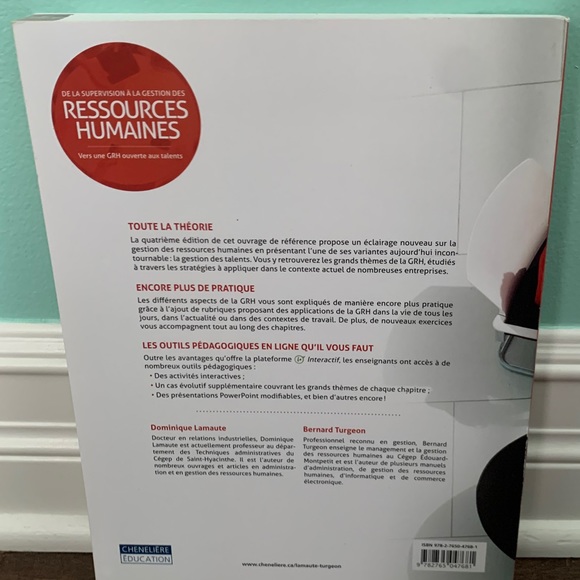 Livre sur les Ressources Humaines 4e Édition - Picture 2 of 2